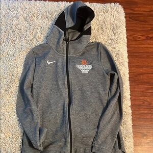 Nike Heather Gray Full-Zip Hoodie
